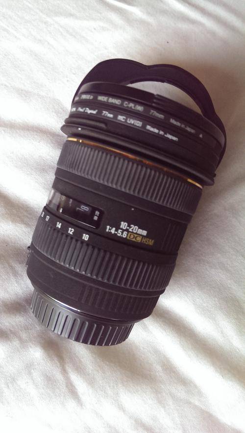 Sigma 10-20mm f/45.6 ex dc hsm lens Canon ef mount