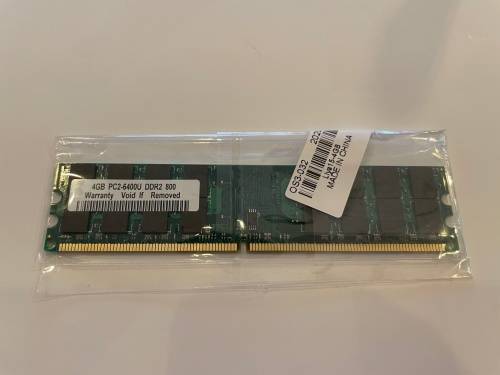 4GB PC2-6400U DDR2 RAM