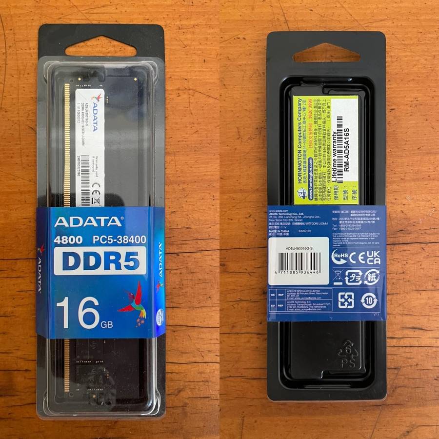 16 GB Adata DDR5 RAM