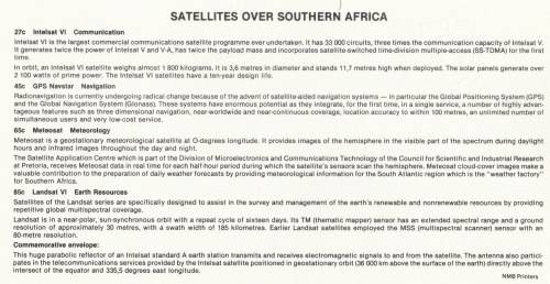 CIS 1992-06-04 Int. Space Year - Satellites over Southern Africa FDC 2.4 (26 000) [SACC R30]