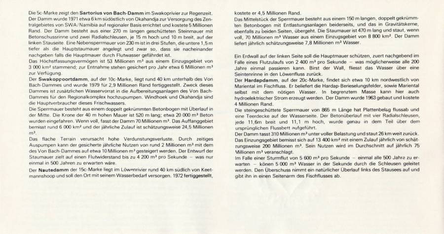 SWA 1980-11-25 Water Conservation Dams FDC 31 (114 091) - [SACC R7]