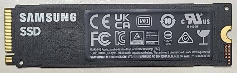 Samsung 980 1TB NVMe M.2 SSD