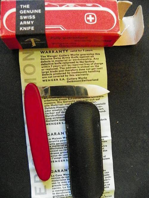 Victorinox Swiss single blade Wenger pocket knife