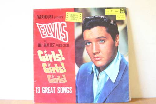 ELVIS PRESLEY - GIRLS GIRLS GIRLS - VG+/VG