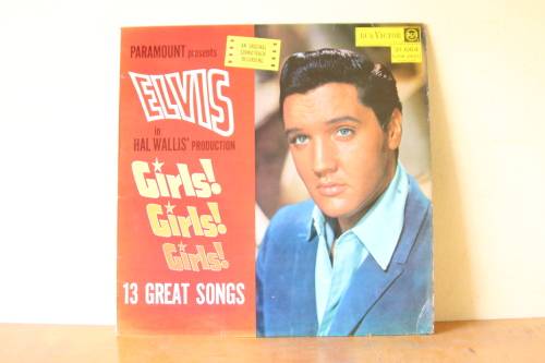 ELVIS PRESLEY - GIRLS GIRLS GIRLS - VG+/VG+