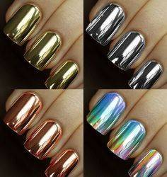 SHINY SILVER MIRROR NAIL ART PIGMENT POWDER