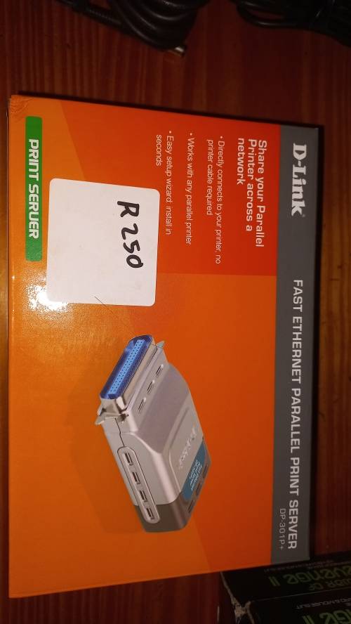 D-link fast ethernet parallel print server