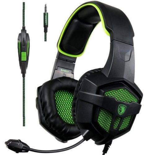 SADES SA 807 Gaming Headphones for PlayStation 4 Xbox One PC & Mac with Microphone - Black & Blue