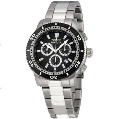 Original Invicta Chrono Black Sport Edition
