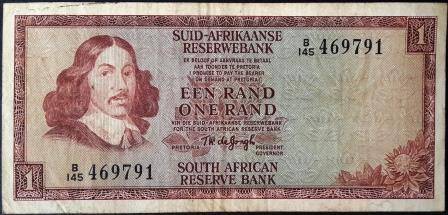 South Africa R1 Bank Note