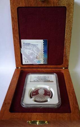 Life of a Legend - 2013 Protea S. Africa S1R Nelson Mandela - PF 70 Ultra Cameo with COA