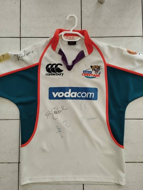 Signed Cheetahs Rugby Jersey