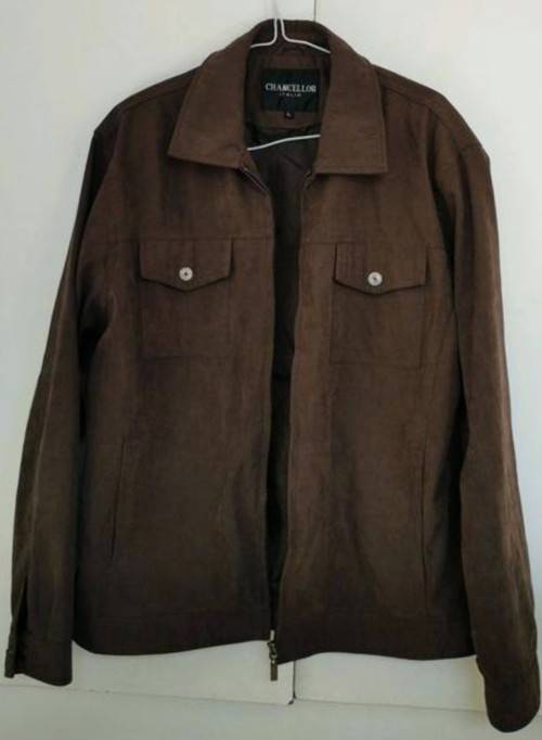 Chancellor Suede leather Jacket Size L