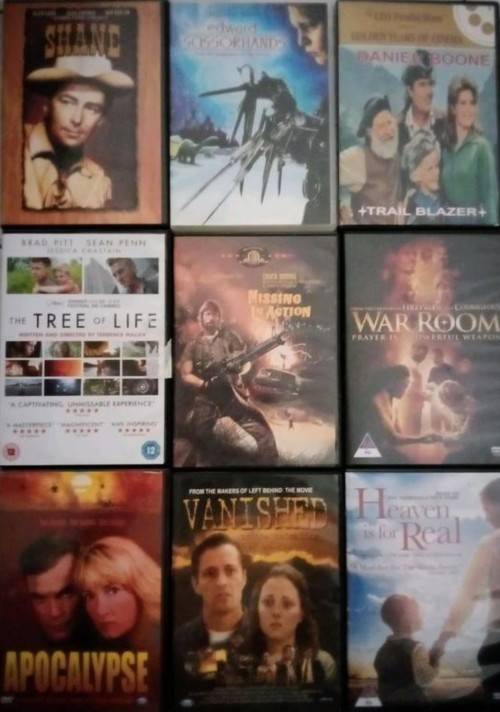 20 Original movies DVD`s of various titles: