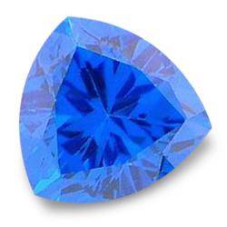 APATITE - VIVID NEON BLUE TRILLIANT FACET - 6.565cts