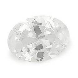 CUBIC ZIRCONIUM - AAA DIAMOND WHITE OVAL FACET - 2.94cts