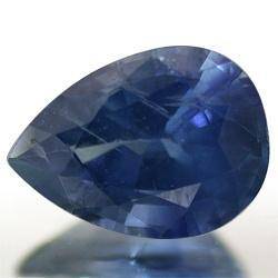 SAPPHIRE (NATURAL AFRICA) - DEEP BLUE PEAR FACET - 0.16cts