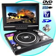 Portable DVD and Multimedia Player with 7 Inch Widescreen LCD
