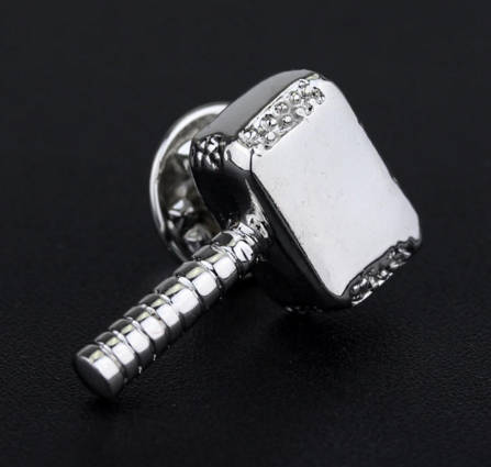 Thor Hammer Brooch