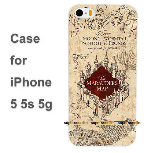 Harry Potter Marauder's Map Cover for Apple iPhone 5, 5s or 5g