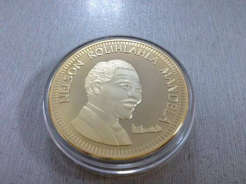 Nelson Mandela 1oz Gold Clad Coin