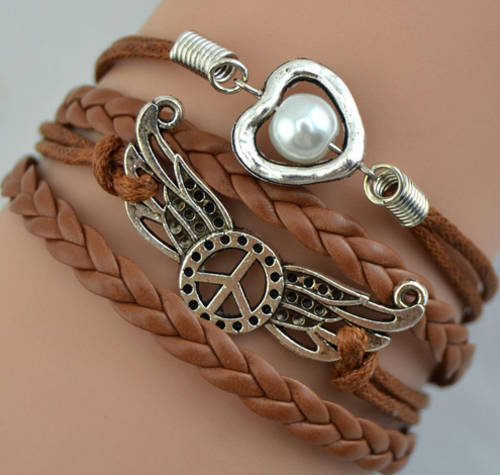 Infinity Genuine Leather Bracelet -