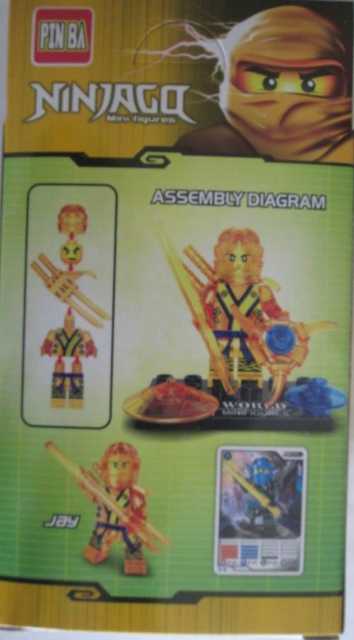 Lego-compatible Ninja Minifigure