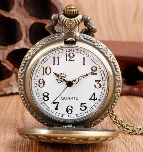 Alice in Wonderland - Pocket Watch With Necklace Chain