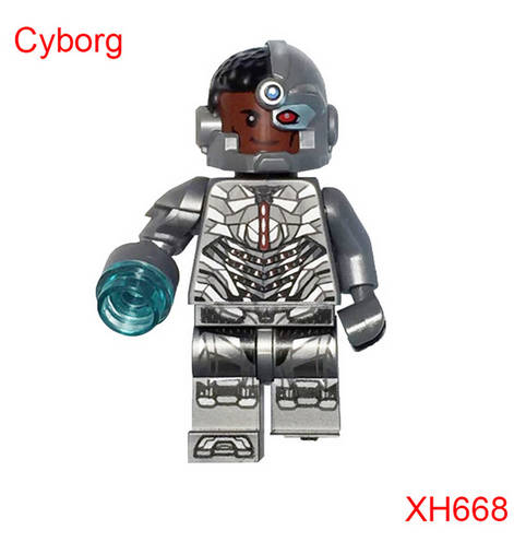 DC Comics Cyborg Lego -compatible Minifigure