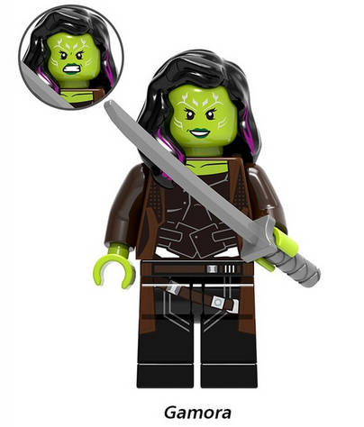 Marvel Gamora Lego -compatible Minifigure - Marvel Mini Figure