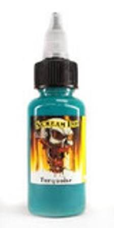 Tattoo Ink - Scream New Formula - Turquoise - 1oz