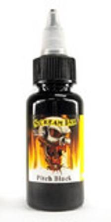 Tattoo Ink - Scream New Formula - Pitch Black - 1oz