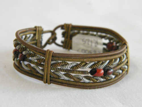 Guitar string bracelet - as per photo