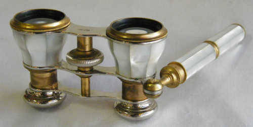 Vintage Mother of Pearl & Brass Opera glasses in excellent condition - as per photo