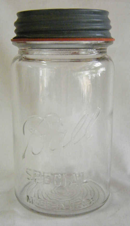 Vintage Ball glass bottle made in USA - as per photo