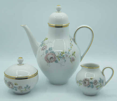 Koenigszelt Charmant 1 Germany Tea Set - Tea Pot, Milk Jug & Sugar Bowl - as per photo