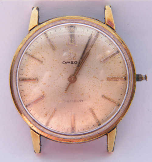 Vintage OMEGA Geneve watch - 135-011 - working but missing crown cap - as per photo