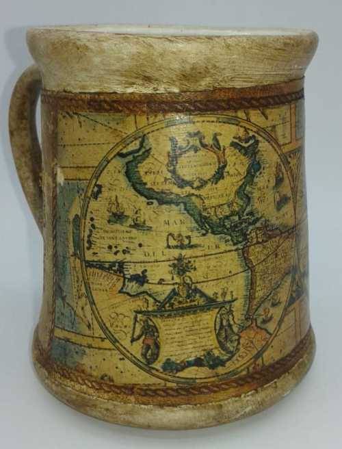 Handmade Atlas Mug - as per photo