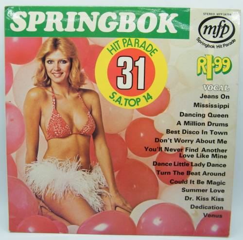 SPRINKBOK Hit Parade No. 31 Lp - as per photo