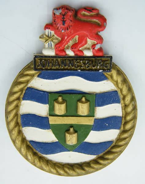 SA Navy Johannesburg  Plaque - as per photo