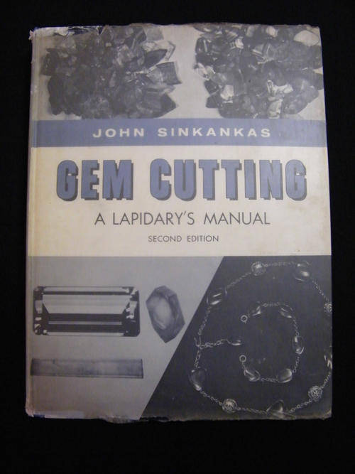 Gem Cutting by John Sinkankas - as per photo