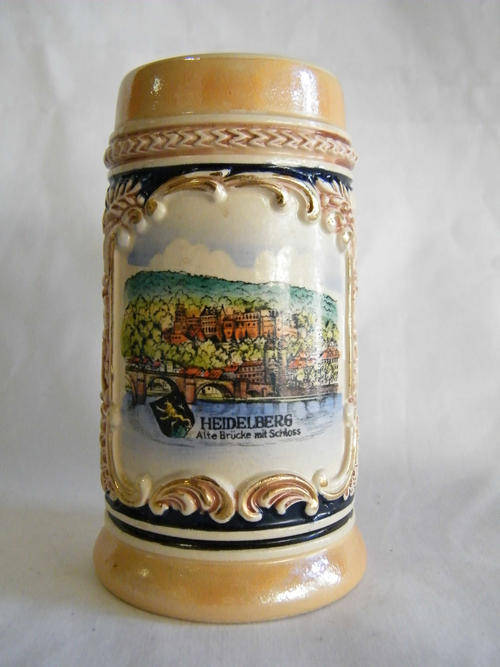 Vintage German Heidelberg Beer Stein mug - as per photo