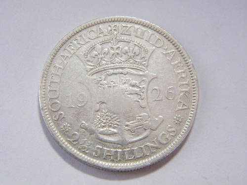 SAU Silver 1926 half crown - 2 1/2 shilling - scarce - as per photo