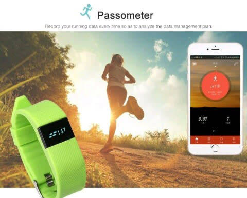 Fitness Band with Heart-Rate Monitor