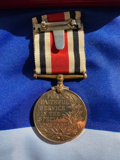 Special Constabulary Medal Named and original presentation box