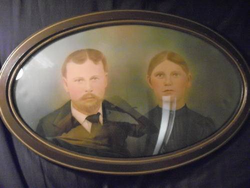 Antique Portrait in oval frame  56cm x 35cm..excellent condition