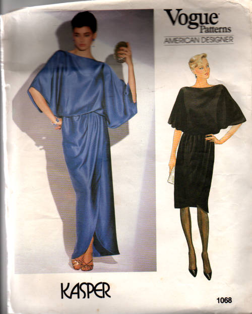 Sewing Pattern :Vogue 1068 Misses evening Dress Size 14 Factory Folded