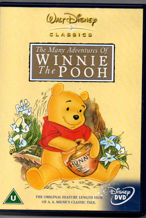DVD: The many adventures of Winnie the Pooh disney - original disc
