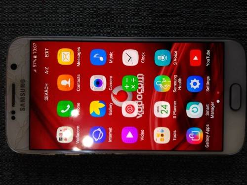 SAMSUNG GALAXY S6 32GB,IMMACULATE,WHITE PEARL,FULL BOX,MYSTERY GIFT-PLEASE READ!!!!