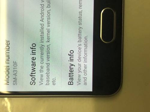 SAMSUNG GALAXY A310F,16GB,BLACK,ACCESSORIES,LOCAL